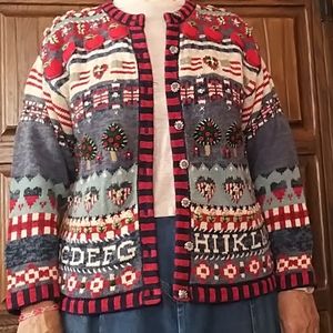 Cute Country Heirloom Collectibles Ladies Sweater M